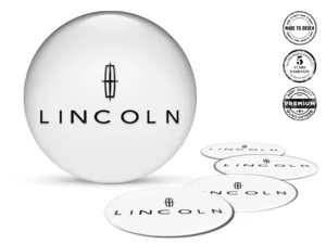 Lincoln Aufkleber Dome Edition Harz Emblem Labels